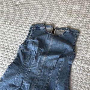 Sleeveless Denim Dress
